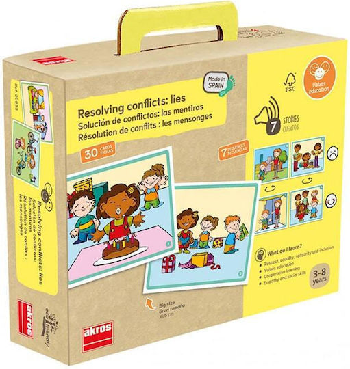 Akros Λύνοντας Μπελάδες: Ψέματα Educational Game Knowledge for 3-8 Years Old