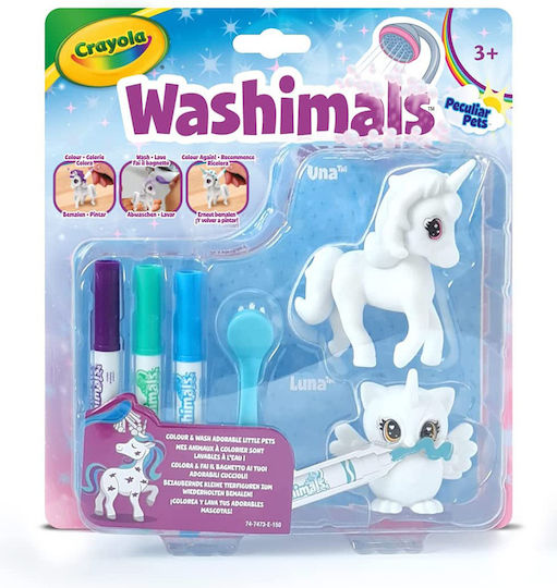 Crayola Painting Washimals Unicorn & Owl for Children 3+ years Years