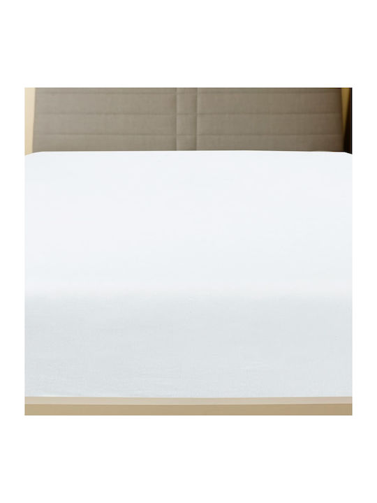 vidaXL Sheet for Single Bed with Elastic 90x200cm. White