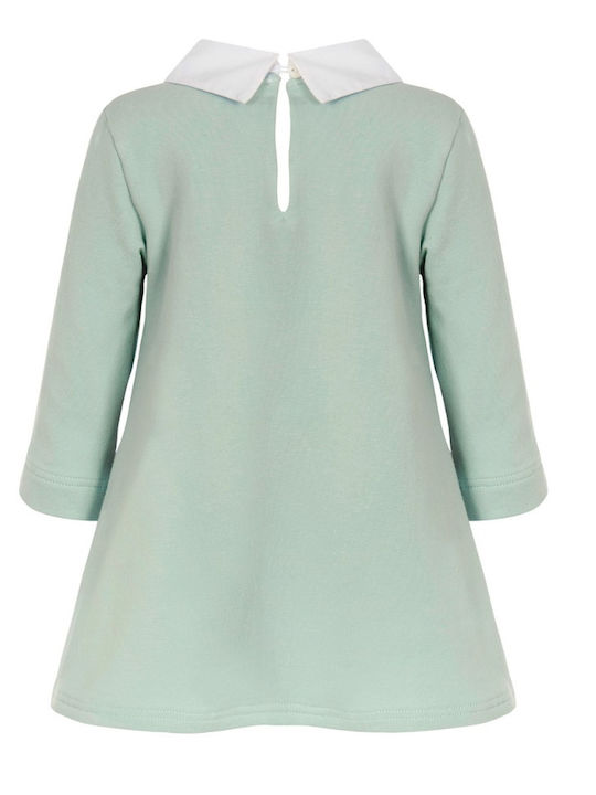 Balloon Chic Kids Dress Long Sleeve Light Blue