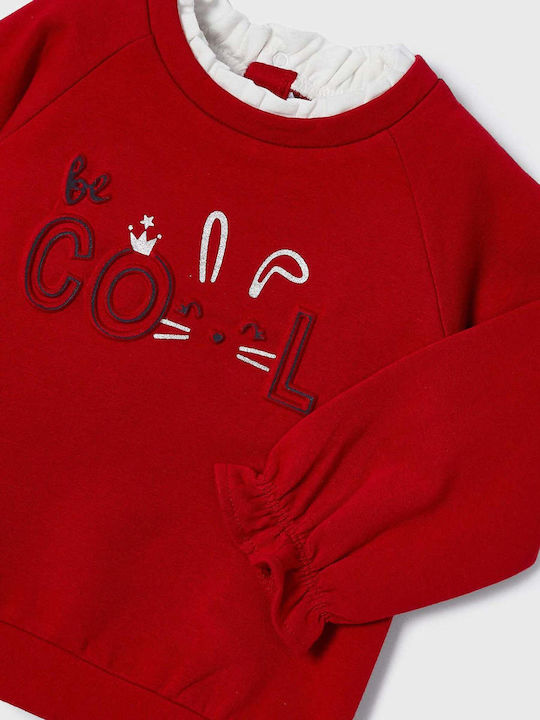 Mayoral Kids Blouse Long Sleeve Red