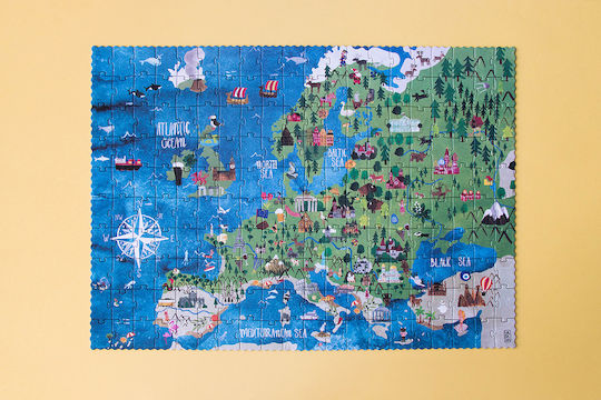 Παιδικό Puzzle Discover Europe για 6+ Ετών 200pcs Londji