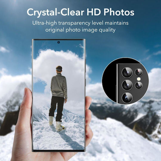 ESR Screen Shield Закалено стъкло за цялото лице 2бр Черен (Galaxy S23 Ultra)