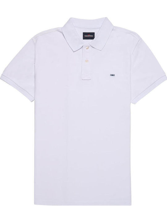 Polo Short Sleeve White Blouse