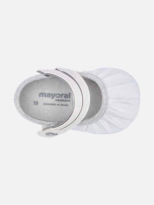 Mayoral Baby Ballerinas White