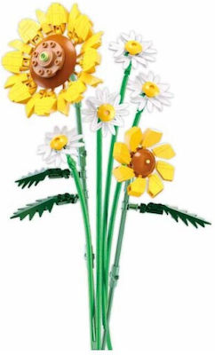 Sluban Tocuri Flowers & Sunflower pentru 6+ ani 329buc