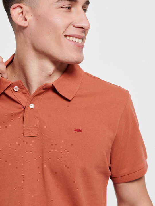 FBM007-00111 Polo Short Sleeve Blouse Terracota
