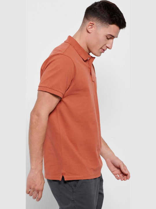 FBM007-00111 Polo Short Sleeve Blouse Terracota