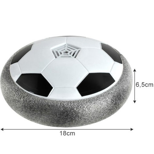 Hover Soccer schwebend mit LED-Beleuchtung Kinderball Fußball Weiß 6.5cm