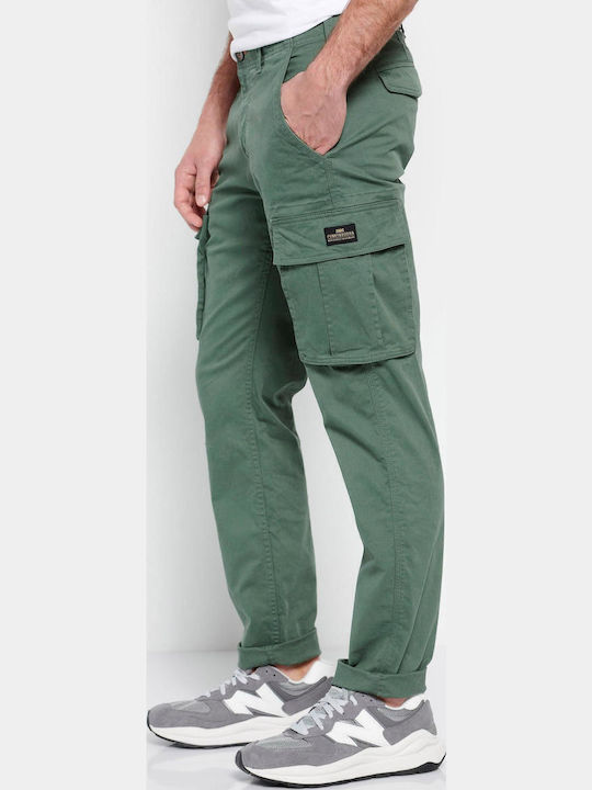 FBM007-00202 Pantaloni cu Croială Normală Verde