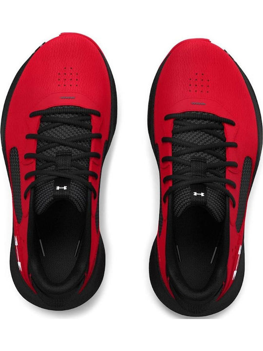 Lockdown 6 Kids Sports Shoes Basketball with Laces Red