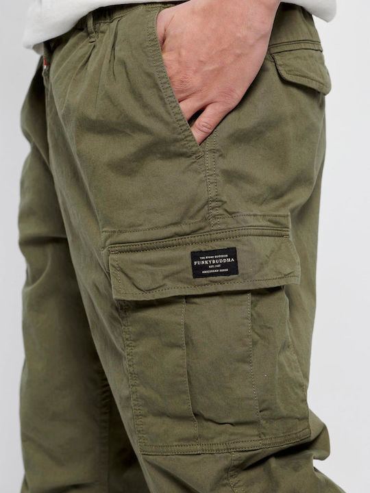 FBM007-03402 Trousers Cargo in Regular Fit Khaki