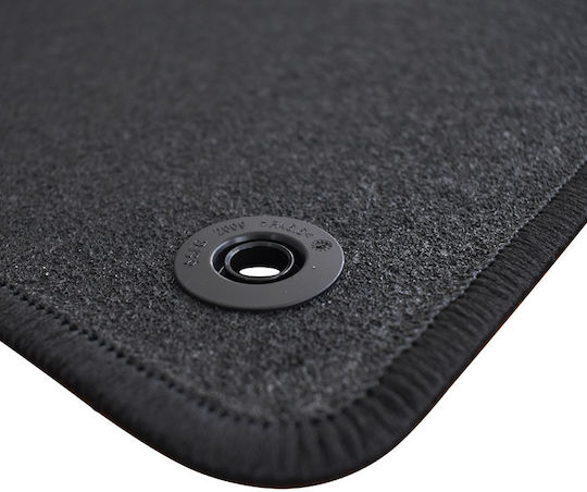 Rigum Set of Front and Rear Mats 6pcs for Opel Zafira 2005 2012 Black