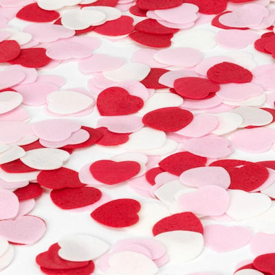 Hearts Confetti Red