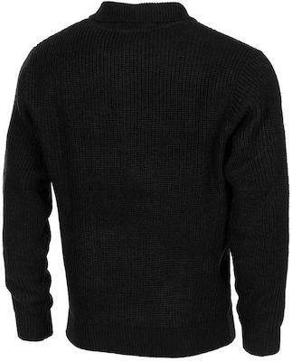 MFH Long Sleeve Pullover Army In Black Colour 05505A