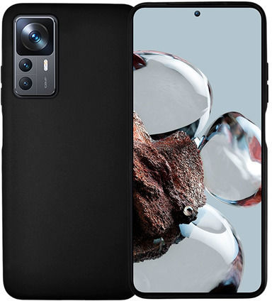 Vivid 360 Full Cover Silicone Set with Glass Transparent / Black (Xiaomi 12T / 12T Pro)
