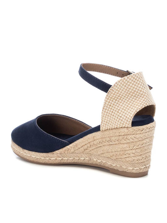 Platforme Dama Tip Espadrile Albastru Marin