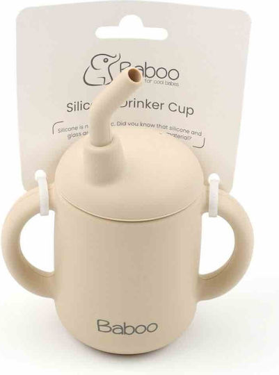 Baboo Παιδικό Ποτηράκι από Πλαστικό Μπεζ 120ml για 6m+