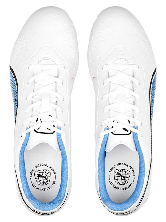 PUMA King Match Pantofi de Fotbal cu crampoane Albe