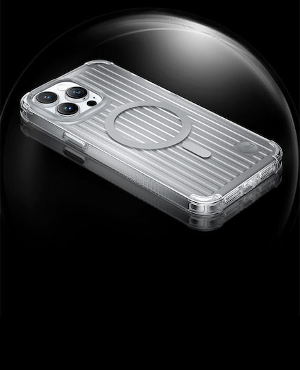 Kingxbar Go Out Back Cover Σιλικόνης 0.3mm Silver (iPhone 14)