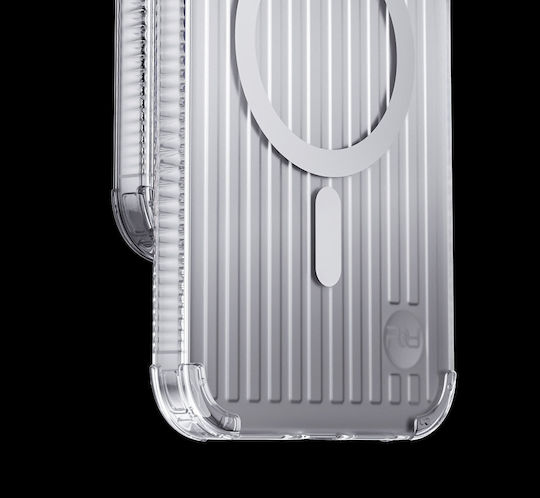 Kingxbar Go Out Back Cover Σιλικόνης 0.3mm Silver (iPhone 14)
