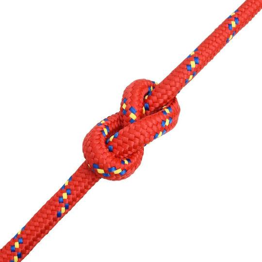 vidaXL Rope Knitted 20mm Red