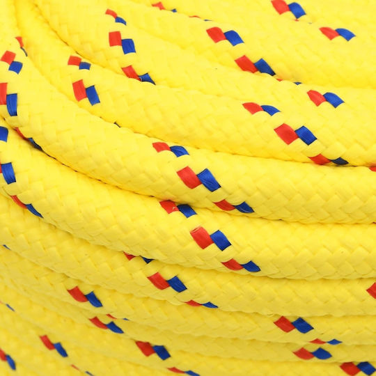 vidaXL Rope Knitted 16mm Yellow