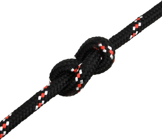 vidaXL Rope Knitted 18mm Black