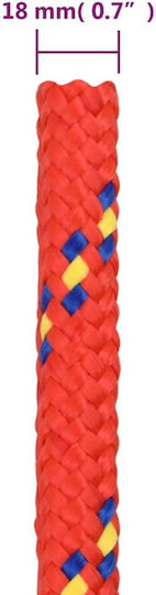 vidaXL Σχοινί Gestrickt 18mm 100m Polypropylen