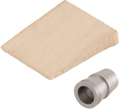 Türstopper Keil Hölzernes Beige 1Stück