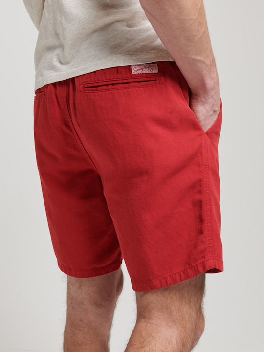Ovin Vintage Men's Shorts Chino Expedition Red