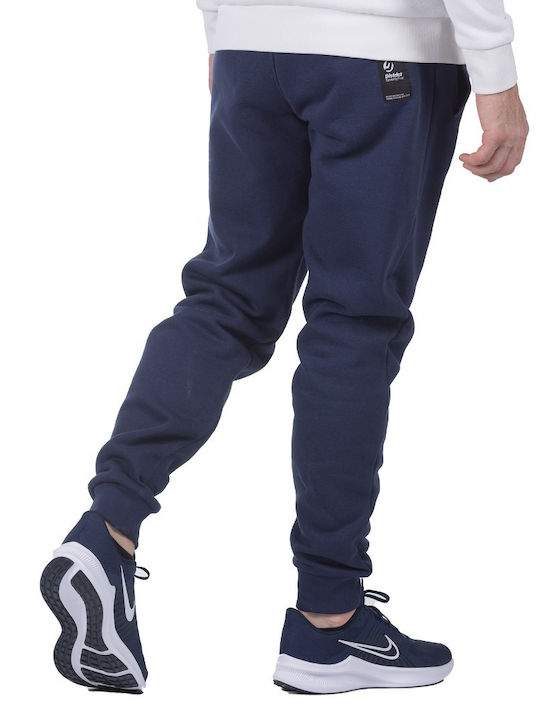 District75 Men's Sweatpants with Rubber Blue