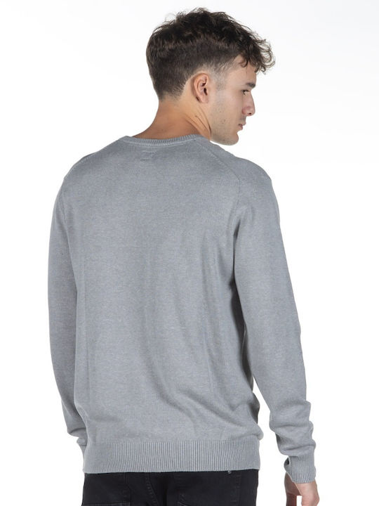 District75 Men's Long Sleeve Sweater Gray