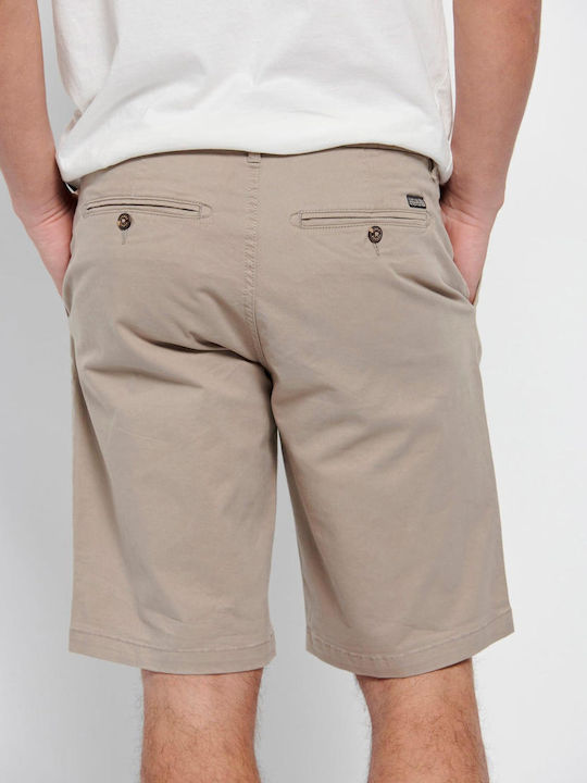 Funky Buddha Men's Shorts Chino Greige