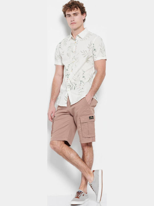 FBM007-00203 Men's Shorts Cargo Dusty Salmon