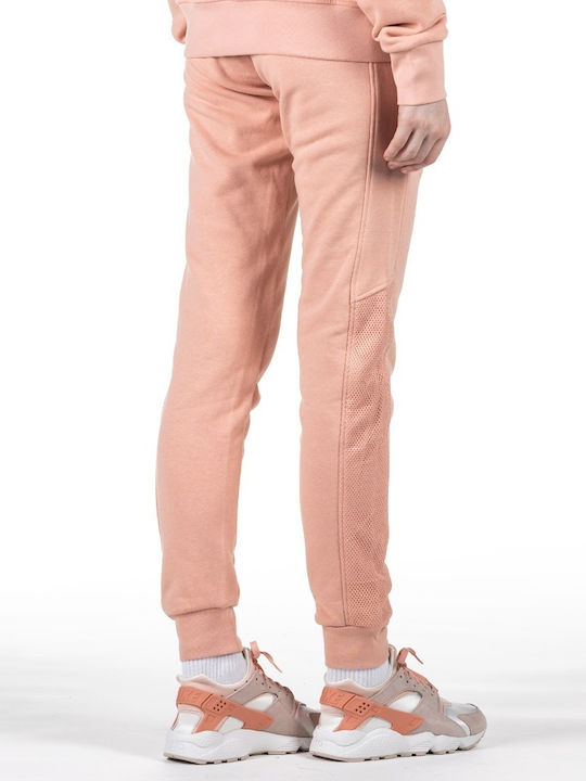 District75 Damen-Sweatpants Jogger Rosa