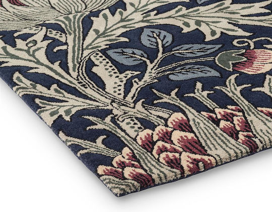 Morris & Co Artichoke Mineral Χειροποίητο Χαλί Ορθογώνιο Βαμβακερό Blue / Beige 170x240cm