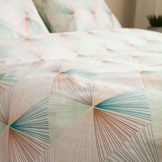 Vesta Home Duvet Cover Set Cotton Single with Pillowcase 170x240 Electra 1