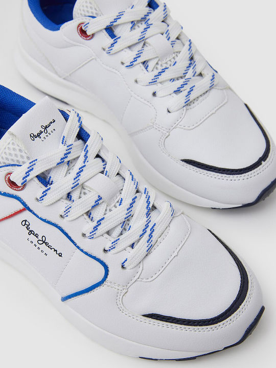 York Plain Kids Sneakers White