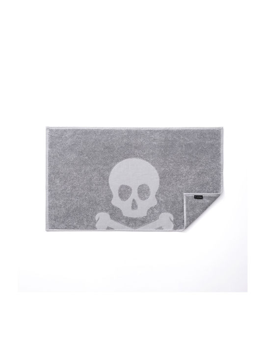Scalpers Πατάκι Μπάνιου Βαμβακερό SC-0006 Grey 50x80εκ.