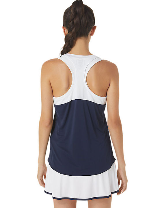 ASICS Women's Athletic Blouse Sleeveless Navy Blue