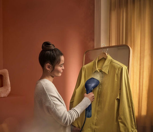 Philips Hand Garment Steamer 1500W with Container 100ml Blue