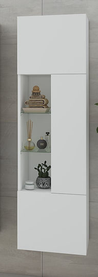 Drop Instinct Wall Hung Cabinet Bathroom Column Cabinet L40xD32xH140cm White