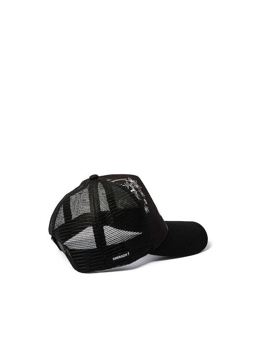 231.EU01.20P Trucker Cap PR323 Black