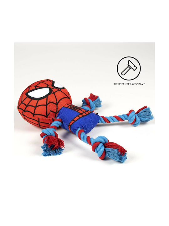 Spiderman Spiderman Въже Игра Куче Medium 26εκ. Червен 4бр