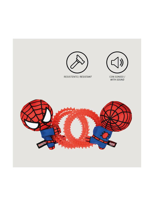 PCMerch Spiderman Παιχνίδι Σκύλου 18.5εκ. Κόκκινο 4τμχ
