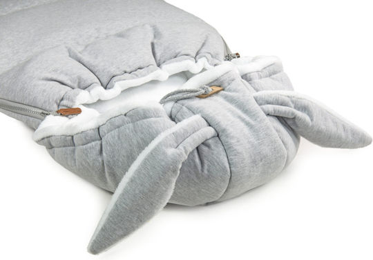 Beboulino Bunny Stroller Footmuff 95x50cm Grey