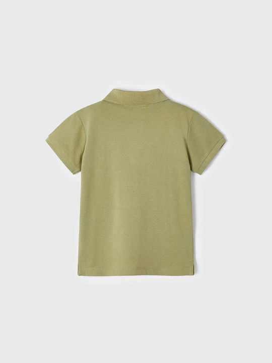 Mayoral Kids Polo Short Sleeve Khaki