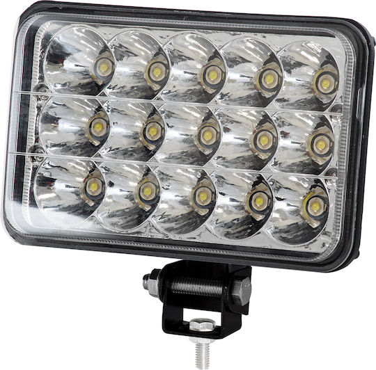 GloboStar Rectangleς Waterproof Headlights Car LED Renault Master 45W 20.5cm with White Lighting 1pcs