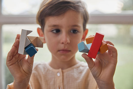 Ξύλινο Παιδικό Puzzle για 4+ Ετών 6pcs Plan Toys